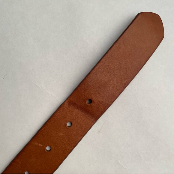 J Crew Genuine Italian Leather Belt Size 32 - Picture 2 of 5